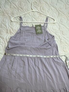 H&M Light Lavender Viscose Sleeveless Dress